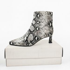 Steve Madden Snakeskin Patterned Ankle Boots
